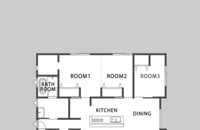 中津市の平屋注文住宅 間取り図｜廊下のない設計で家事動線と冬の暖かさを両立